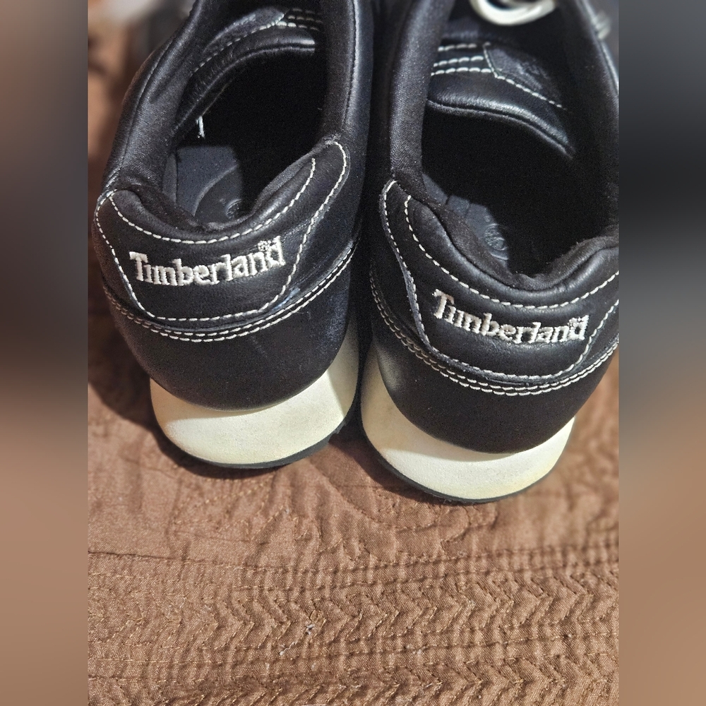 Timberland Black and White Athletic Shoes 8 1/2 Woman